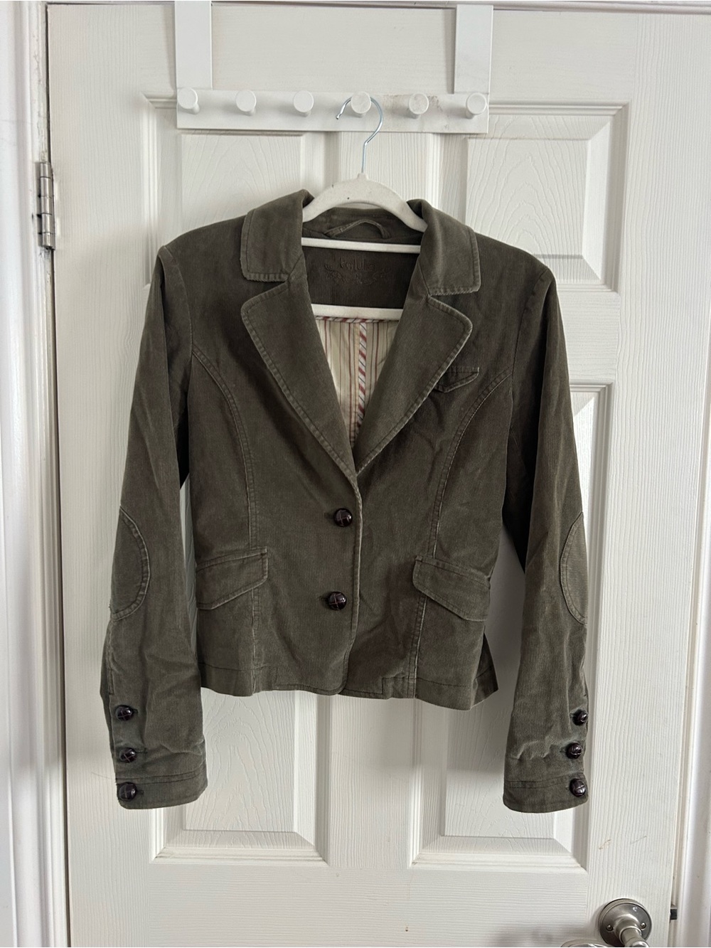 Aritzia Talula Olive Green Corduroy Blazer